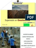 Supervisión en Geotecnia