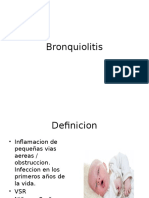 Bronquiolitis - Infectologia