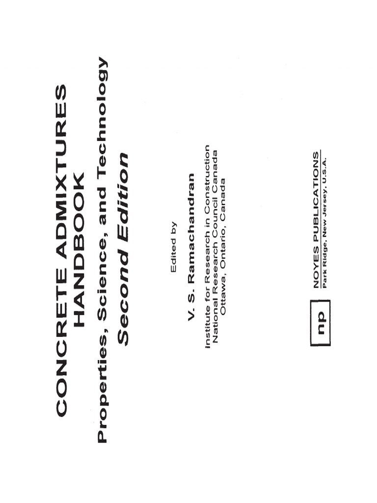 01-Fm - Concrete Admixtures Handbook | PDF