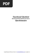 WLEIS Emotional Intelligence Questionnaire | PDF | Emotional ...
