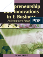 Idea Group,.Entrepreneurship and Innovations in E-Business