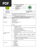 Contoh kerangka acuan kerja (KAK) Kesehatan lingkungan