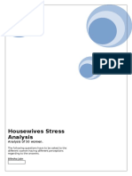Housewives Stress Analysis