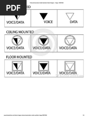 Ceiling Mounted Data Symbol