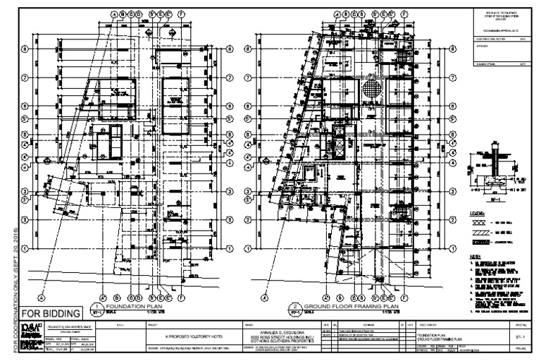 Foundation Plan 1 Ground Floor Framing Plan 2 | PDF