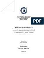 Maliyeden Müdevver Mad. D 03618 Numaralı Kıbrıs Cizye Defteri PDF