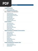 Matlab Tool Box List