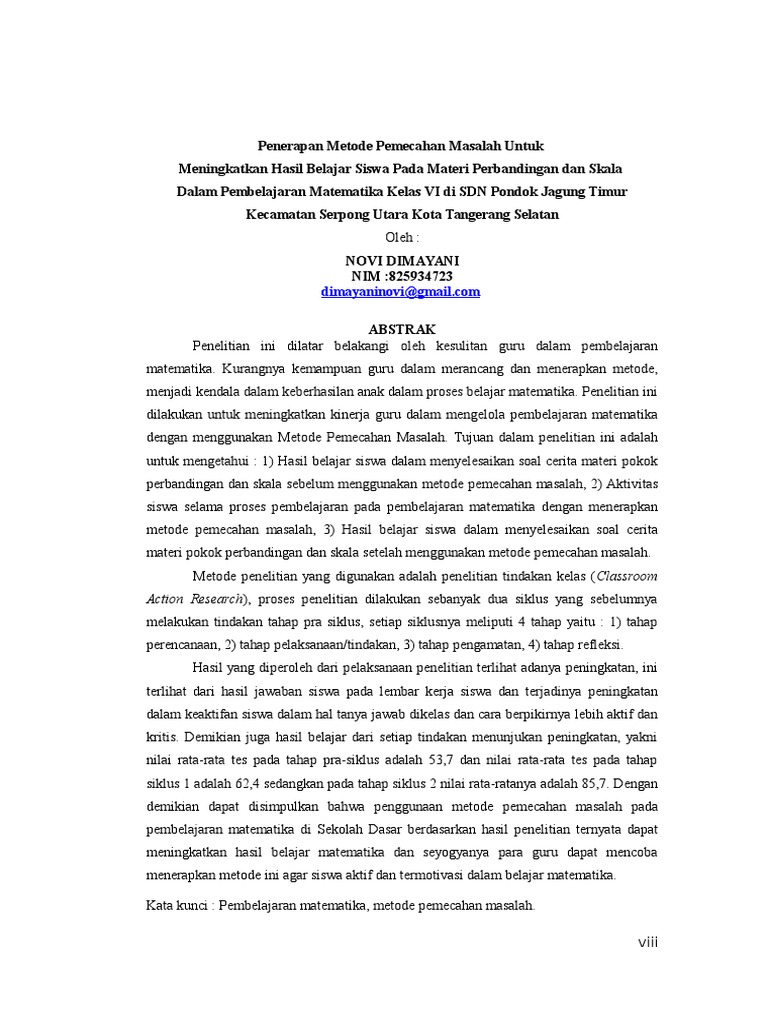 Abstrak Pkp Matematika