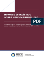 Informe Estadístico Sobre Narcocriminalidad 2016