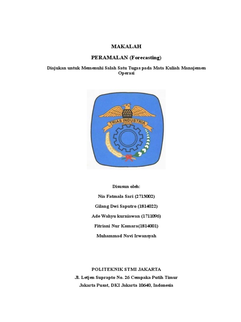 makalah manajemen Operasi