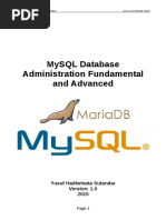 Download Module MySQL-MariaDB FundamentalAndAdvanced by iindrapermanaa SN327864107 doc pdf