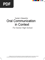 Download Oral Communication in Context TG for SHS 1 by Ylana Gomez Tods SN327865602 doc pdf