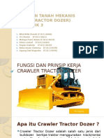 Fungsi Dan Prinsip Kerja Crawler Tractor Dozer