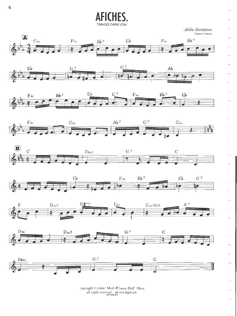 Afiches - Tango | PDF