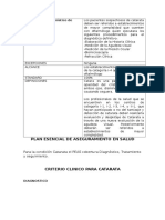 Tarea - PEAS-Criterio Clínico para Catarata