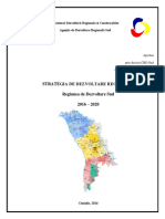 SDR SUD 2016-2020 - Aprobată de CRD Sud