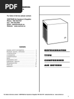 Kaeser Refrigerated Air Dryer Manual | PDF | Valve | Clothes Dryer