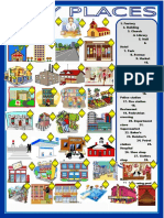 City Places Illustrated Worksheet