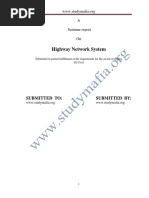 Civil Highway Network System Report