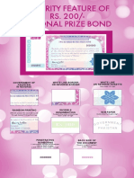 Security Feature of RS. 200/-National Prize Bond
