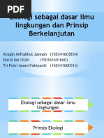 Download Ekologi Sebagai Dasar Ilmu Lingkungan Dan Prinsip by Gandhes Cintya Dewi SN327879604 doc pdf