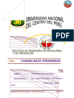 Chancado Primario