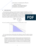 De La Optimizacion Lineal A La Optimizacion Discreta