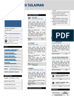 Template p004b Resume Infografik