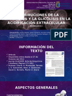 Contribuciones de Respiración y Glicólisis en La Acidificación