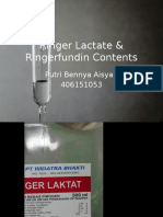 Ringer Lactate & Ringer Fundin Contents