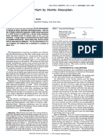 Determination of Osmium by Atomic Absorption Spectrophotometry