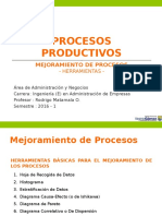 PROCESOS PRODUCTIVOS - RM PVG 2016 01 Herramienta Mejoramiento de Procesos .Pps