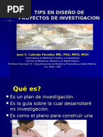 Generalidades Diseño de Proyectos de Investigacion