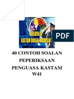 40 Contoh Soalan Penguasa Kastam w41