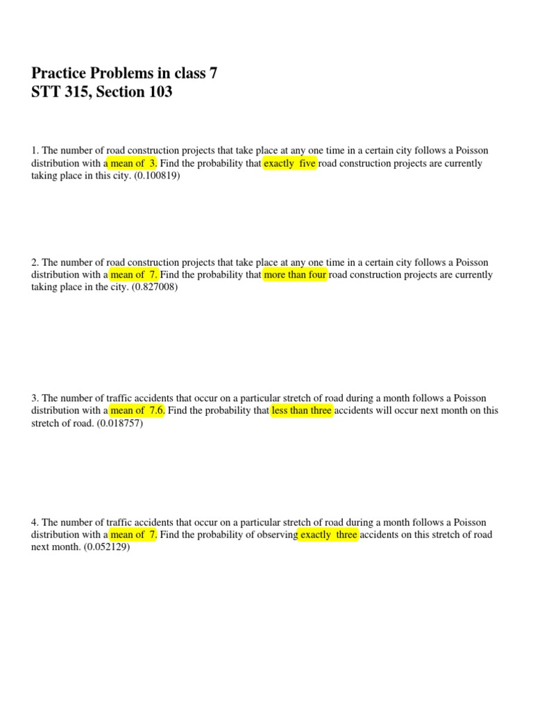 Practice Problems 71 | PDF