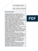 Trisagio para Alabar A La Beatísima Trinidad