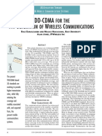 TDD-CDMA FOR THE 4G OF WIRELESS COMMUNICATIONS