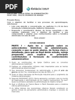 Estudo Dirigido Introdução Teoria Clássica