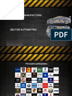 Presentación Sector Automotriz Procesos de Manufactura