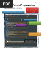 Python Programming examples