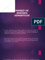 1.7 Manejo de Errores Semanticos