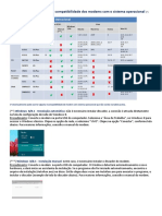 Compatibilidade modems SO