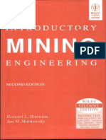 Introductory Mining Engineering 2nd Edition by Hartman PDF