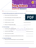 6-Safety and First Aid:: Worksheet-6.1