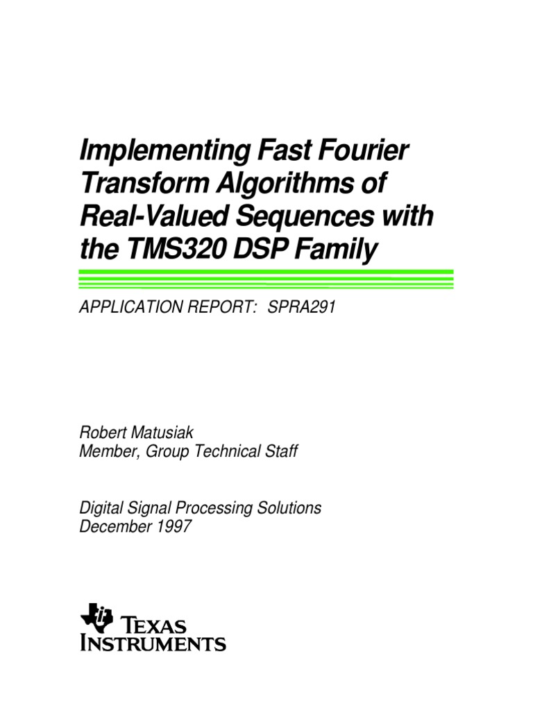 Fast Fourier Transform Algorithms of RealValued Sequences With The