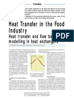 Heat Transfer in The Food Industry