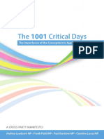 1001 Critical Days - The Importance of The Conception To Age Two Period Refreshed - 0