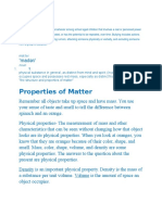 Properties of Matter: Bullying Definition