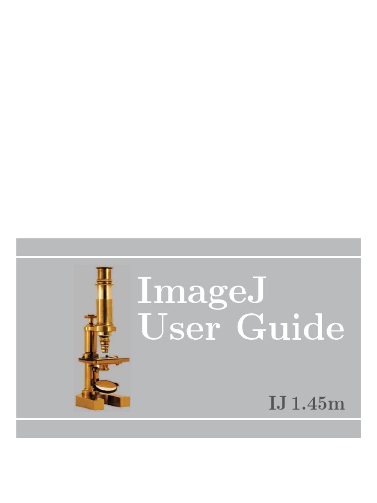 Imagej User Guide File Format Digital Technology