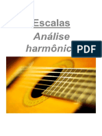 Escalas - Análise harmônica